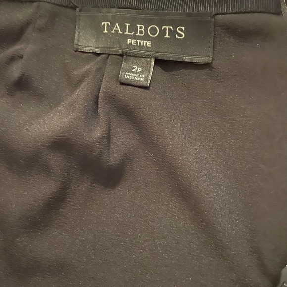 Talbots Skirt 2P Black Pink Floral Pencil Straight - Picture 9 of 11